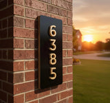 Modern Address Plaque
