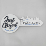 Just Closed Sign Two Lights