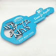 Key Shaped Oasis Blue Modern Key Sign - Got The Keys - Real Estate Store