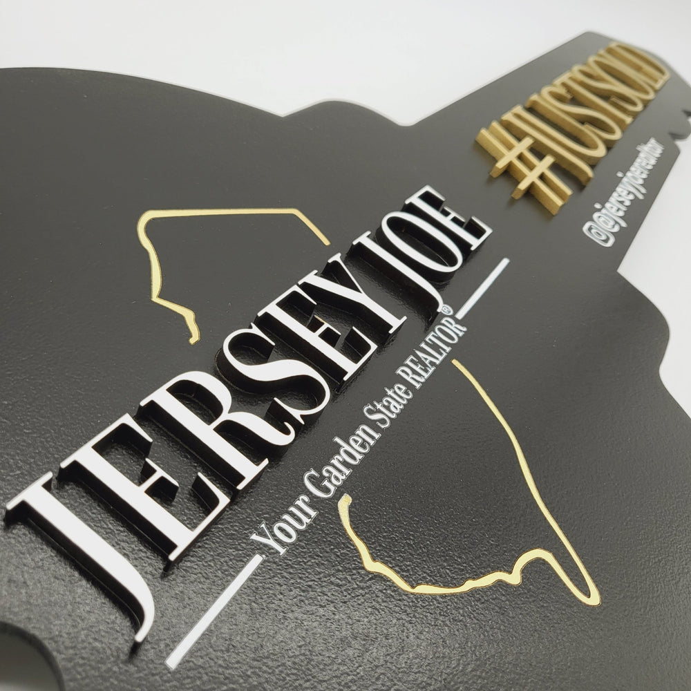 Key Shaped Prop Classic Key Sign