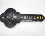 Key Shaped Prop Classic Key Sign «Just Sold» - Real Estate Store