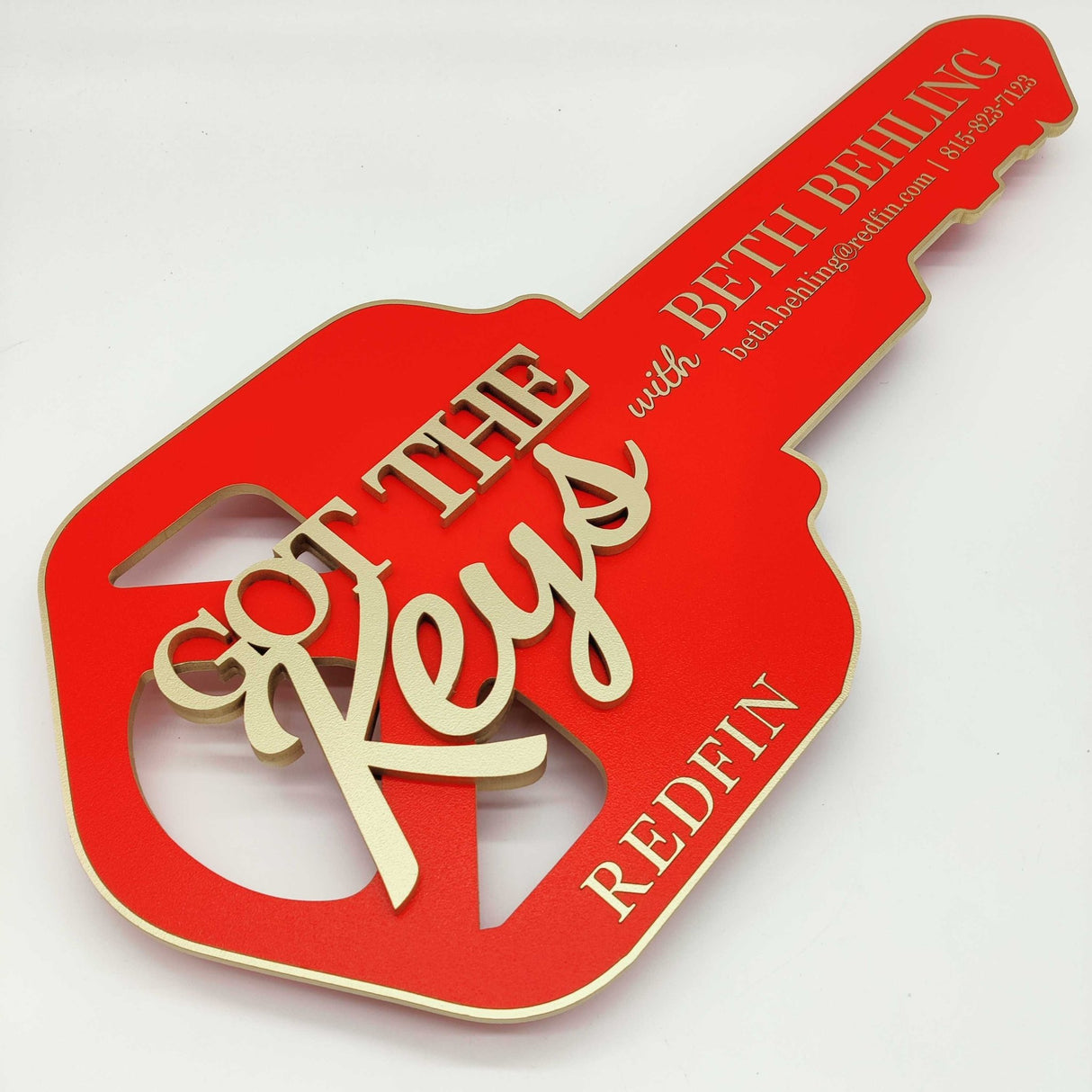 Key Shaped Props Got the keys Sign - Real Estate Store