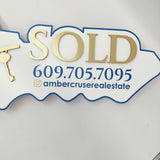 Key Shaped Props Real Estate Sign - Real Estate Store