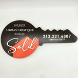 Key Shaped Sign Props «Sold» - Real Estate Store