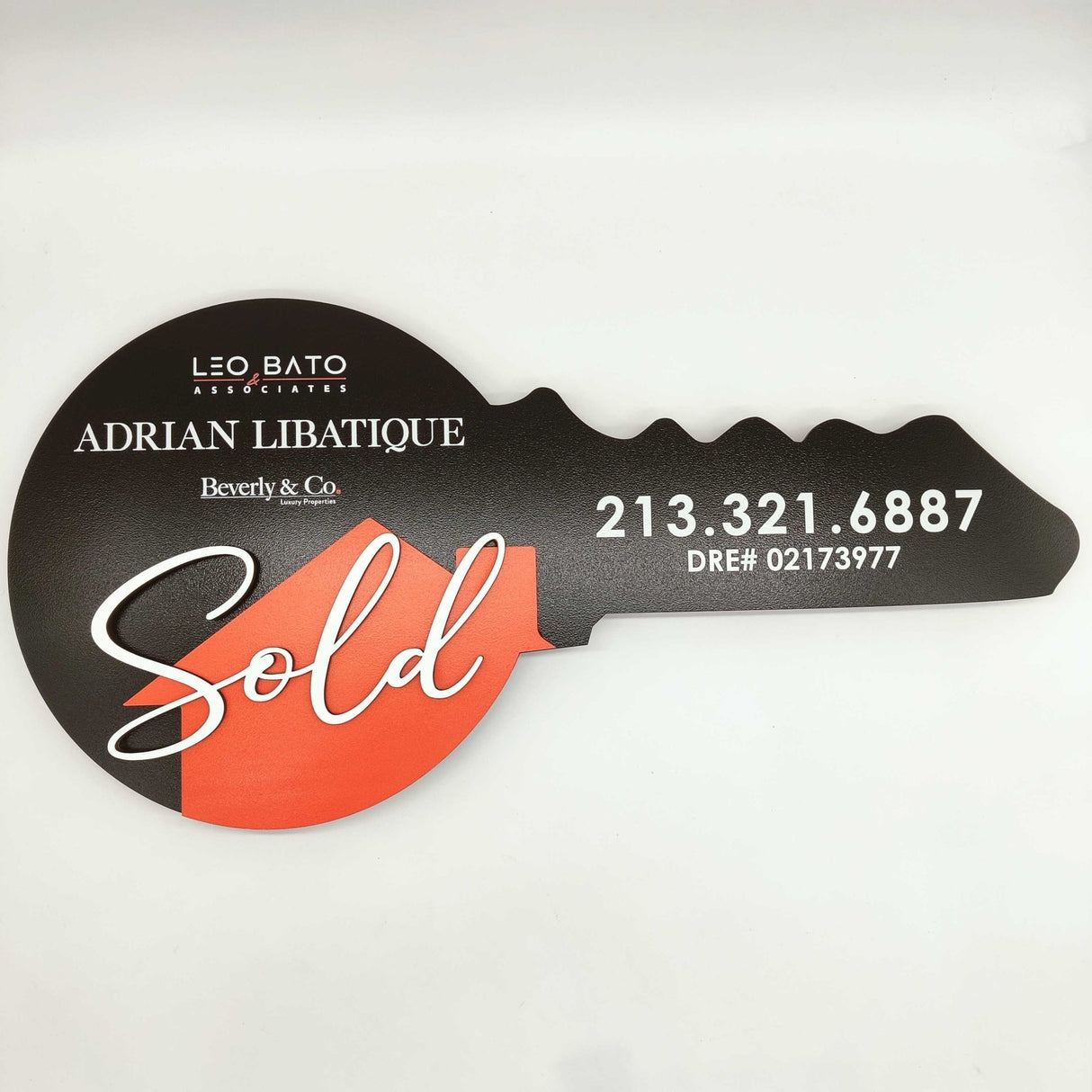 Key Shaped Sign Props «Sold» - Real Estate Store