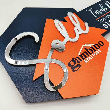 Key Shaped Sold Sign - Real Estate Store