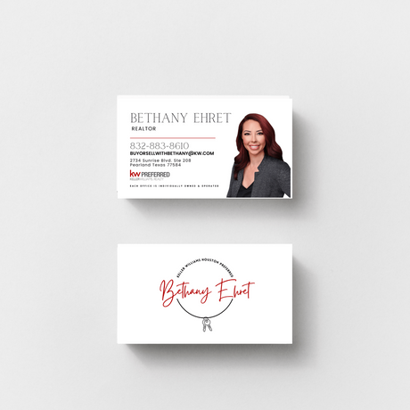 Personalized Business Card for Realtors (Design & Print Service) - Real Estate Store