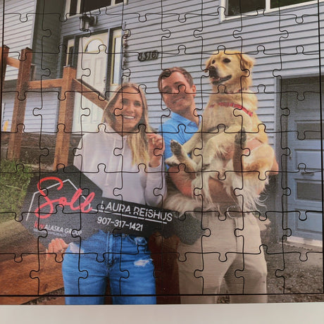 Personalized Wooden Puzzle Gift - Real Estate Store