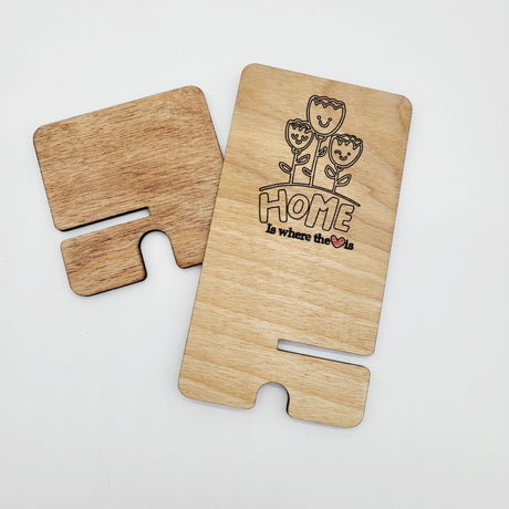 Phone Stand «Home is where the Heart is» - Real Estate Store