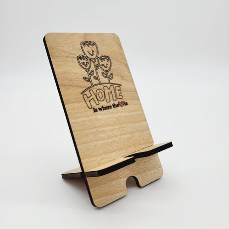 Phone Stand «Home is where the Heart is» - Real Estate Store