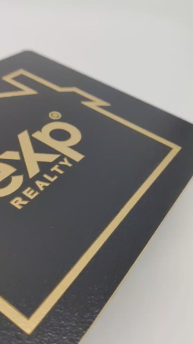 Sold Rectangle Sign with a 3D Cutout