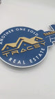 Round Key Sign - Mortgage Company with LOGO