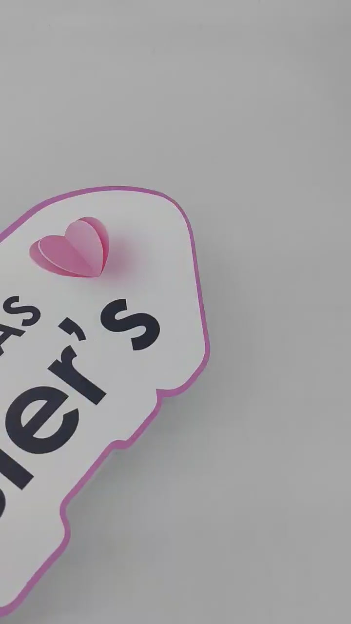 We got the keys with cute hearts