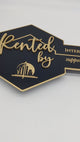 «Rented by»‎ Key Sign for Realtors