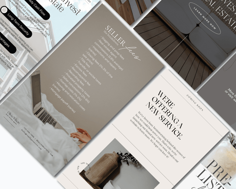 Real estate Instagram template Real estate story template Real estate marketing Realtor social media content Realtor Instagram feed Canva - Real Estate Store