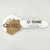 Just Closed Realtor Sign with Bronze Accents