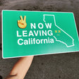 Rectangle Shaped Prop «NOW leaving California» - Real Estate Store