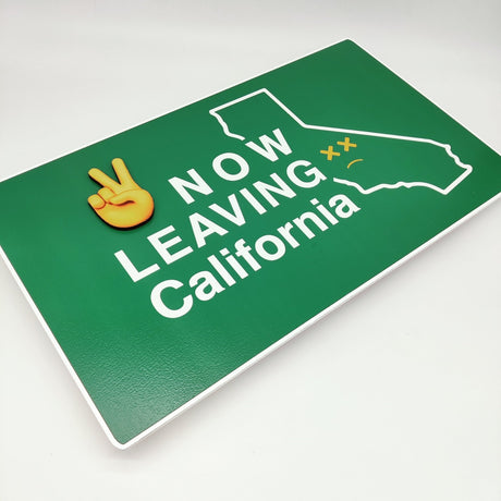 Rectangle Shaped Prop «NOW leaving California» - Real Estate Store