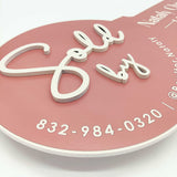 Round Shaped Girlish Real Estate Sign - Real Estate Store