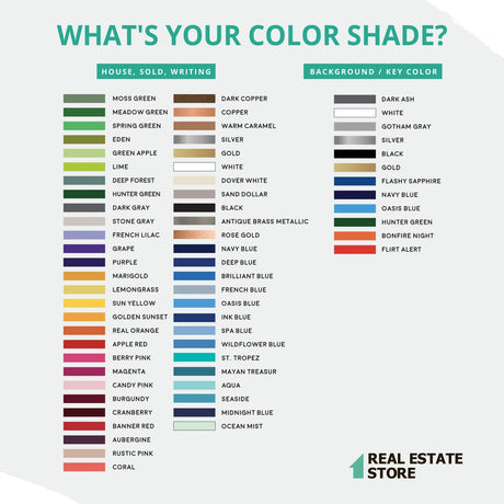 Round Shaped Key "We're moving" - Real Estate Store