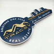 Round Shaped Round Key Sign - Mortgage Company with LOGO - Real Estate Store