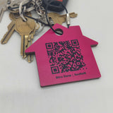 Custom Pink Key Chain for Realtor