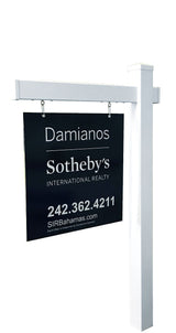 Sign Post Real Estate Vinyl Sign Post - Real Estate Store