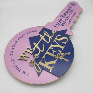 View All Key Shaped Signs