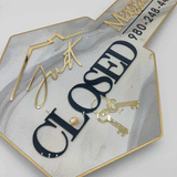 Mirrored Sign "Magaly Blanco"