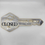 Mirrored Sign "Magaly Blanco"