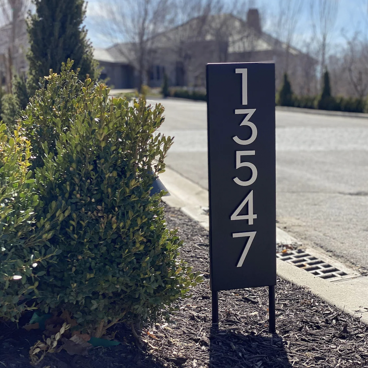 Welcome Home House Number Yard Sign