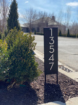 Welcome Home House Number Yard Sign