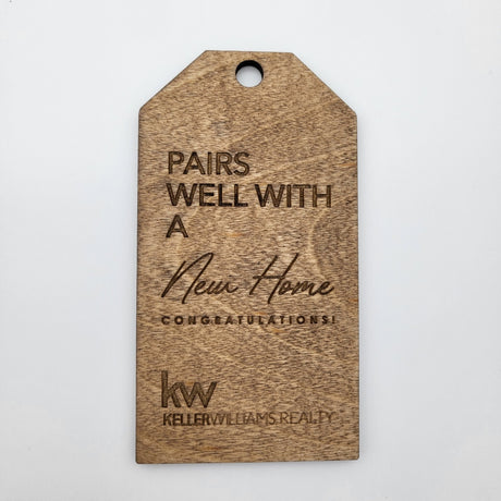 Wine Bottle Tag - Real Estate Store