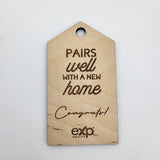 Wine Bottle Tag - Real Estate Store