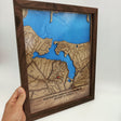 Wooden Map of any City in the World - Real Estate Store