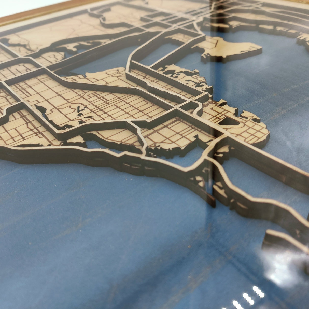 «Wooden Map of the City»‎ - Real Estate Store
