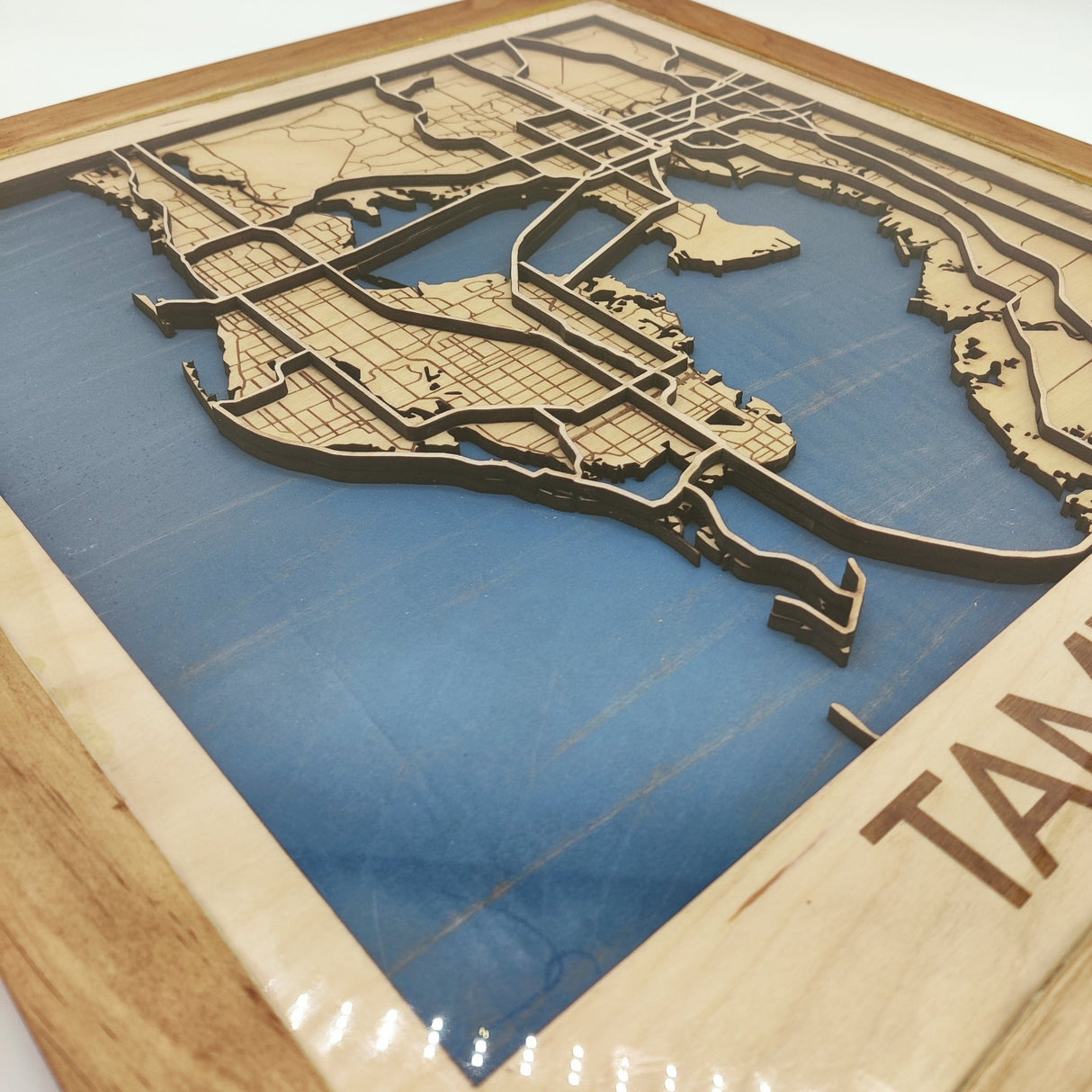 «Wooden Map of the City»‎ - Real Estate Store