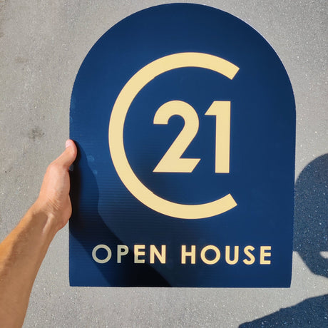 Yard Sign Arched Open House - Real Estate Store