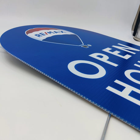 Yard Sign «Arched REMAX Open House Sign»‎ - Real Estate Store