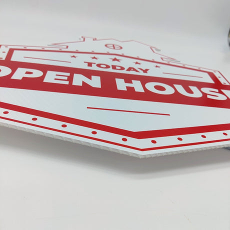 Yard Sign Open House Sign Multiple Houses Shape - Real Estate Store