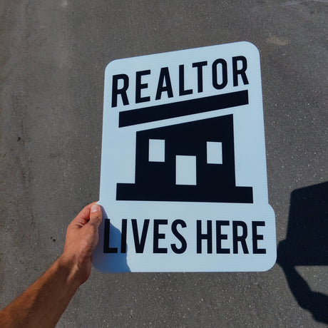 Yard Sign «Realtor Lives Here» - Real Estate Store