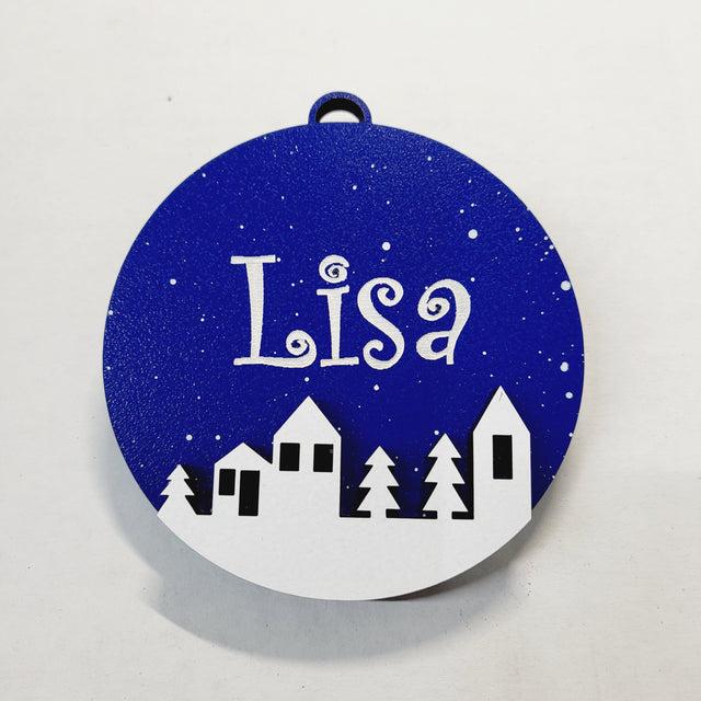 Personalized ornament for Clients Gifts