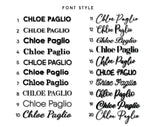 Fonts that can be used on the Real Estate Ornaments